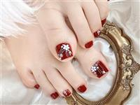 Nail chân đính đá sang trọng