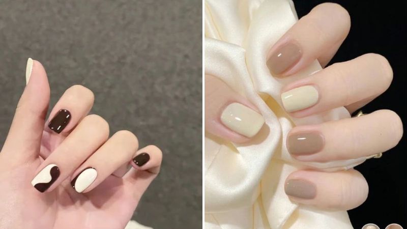 Mẫu nail đơn giản sang trọng