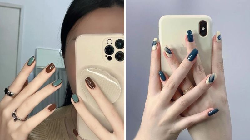 Mẫu nail đơn giản sang trọng