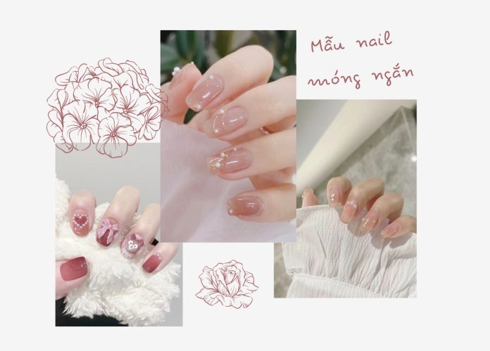 Mẫu nail đơn giản cho móng ngắn