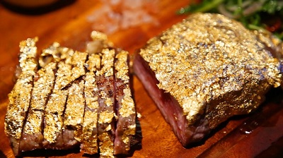 Bò Kobe dát vàng