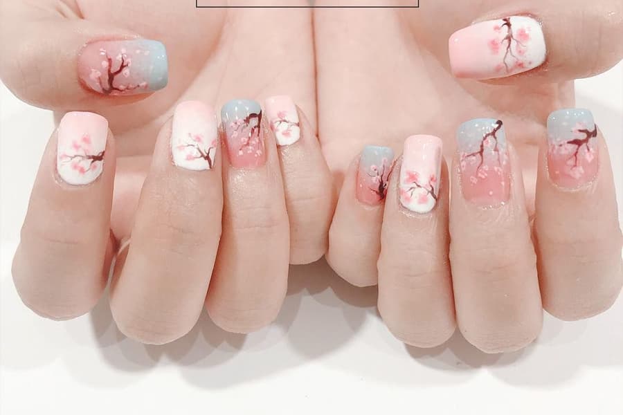 mẫu nail đơn giản cho móng ngắn