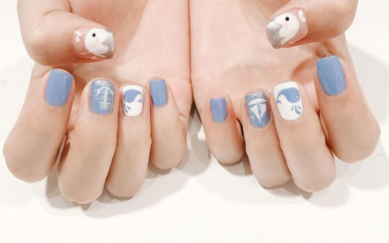 Mẫu nail đơn giản nhẹ nhàng