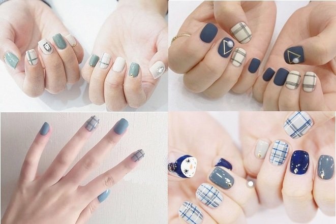 mẫu nail đơn giản sang trọng