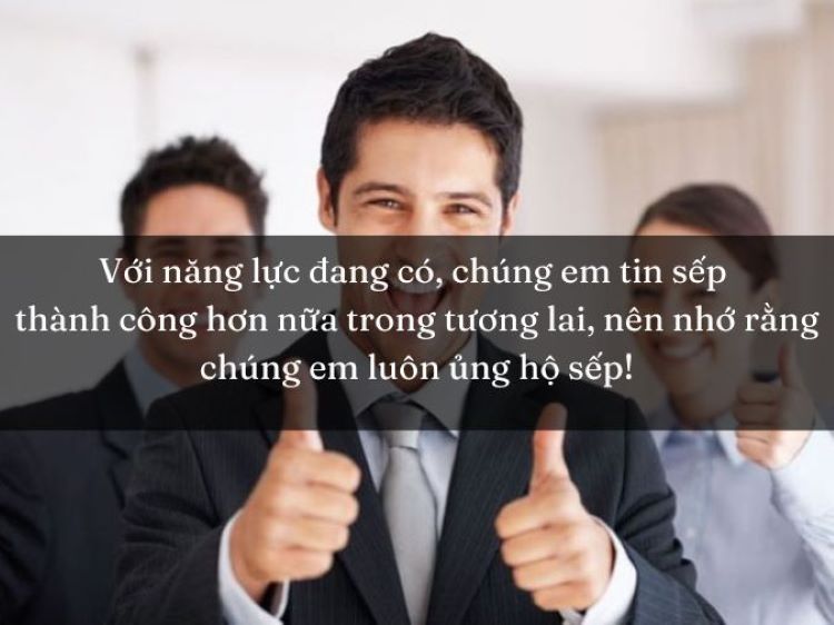 Lời chúc sếp thăng chức 